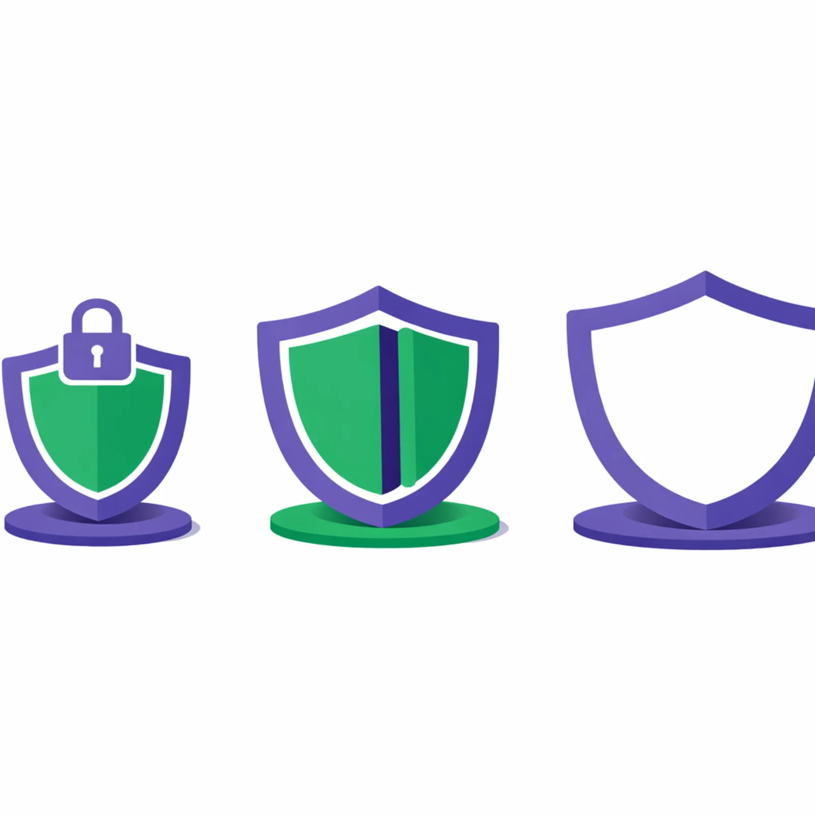 Trois boucliers de tailles croissantes représentant les niveaux de permissions read-only, auto et full-access de Codex CLI