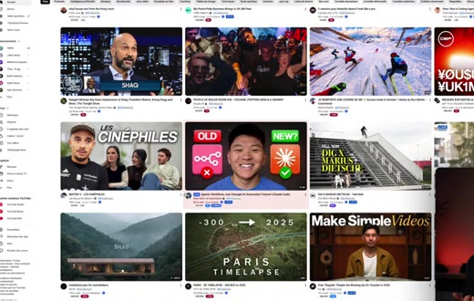 Feed YouTube rempli de vidéos IA — l'illusion de progression quand on scrolle sans implémenter