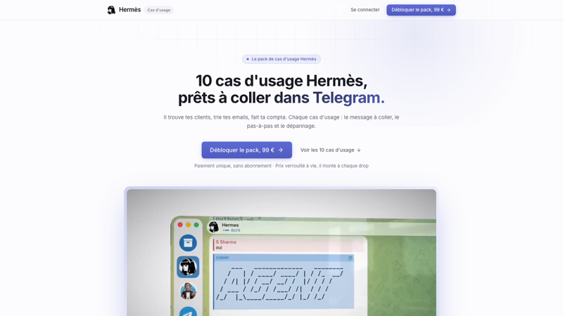 Le pack de cas d'usage Hermès