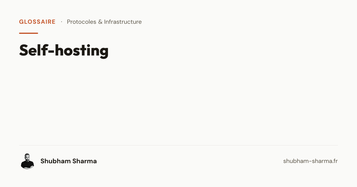 Example Self Hosting Qu'est-ce que le self-hosting ? Définition et exemples
